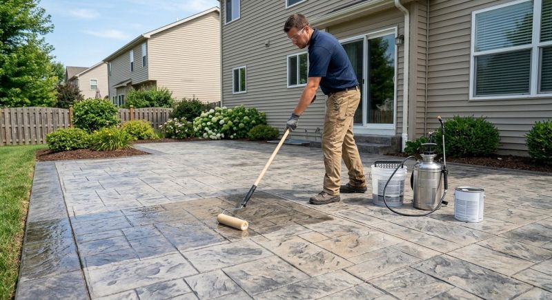 Concrete Patio Sealing in Alpharetta, GA