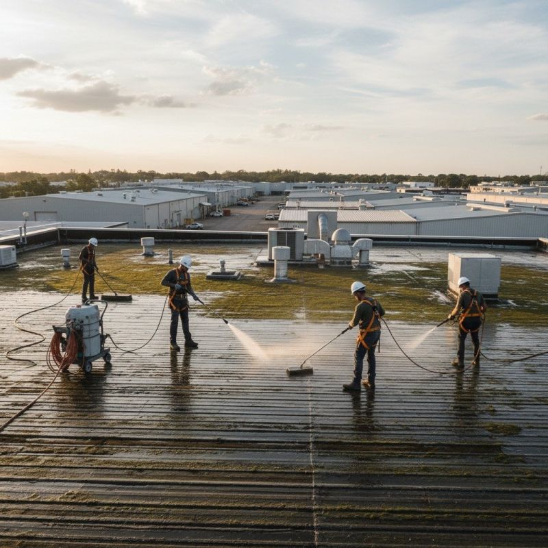 Roof Cleaning And Pressure Washing